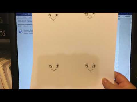 How to use digital Peachy Keen Faces using Word for Windows and a printer