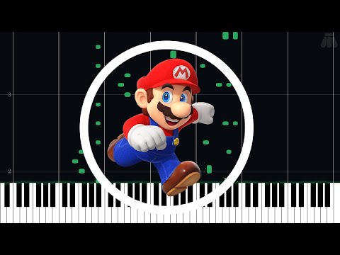 Overworld Map - Super Mario Land 2: 6 Golden Coins - Intermediate Piano Tutorial