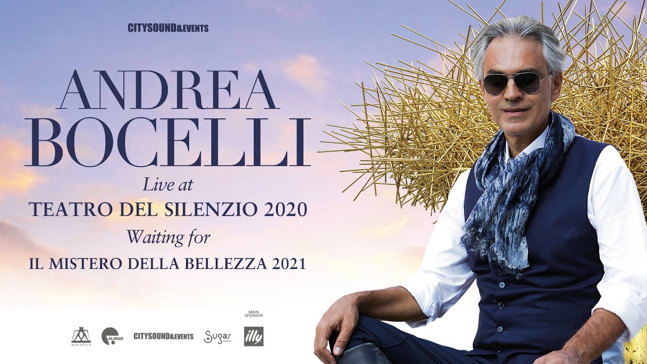 Андреа Бочели на живо от Teatro del Silenzio 2020