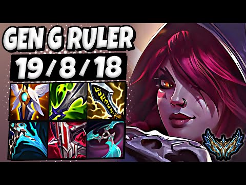 Xayah vs Lucian ADC [ Gen.G Ruler ] Patch 25.12 Korea Challenger