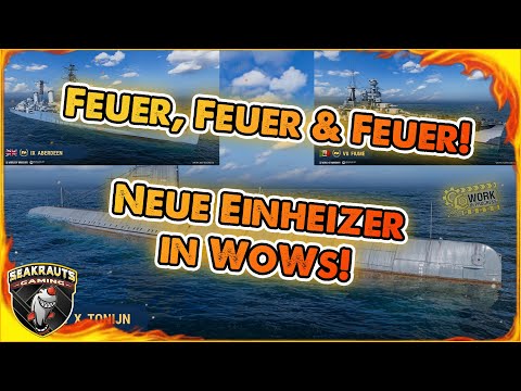 🔥 FEUERREGEN! 🔥 Neue Schiffe in Kapiteln 🔥 World of Warships 🛠️