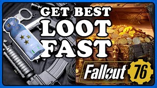 Fallout 76: How To Get Good Loot Fast. Legendary Weapons, Modules, Cores, Gold, Stamps and More.