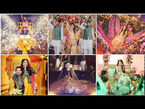 Bride's Entrance Ideas On Mehndi #colorsoflifewithmusfira