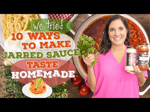 How to Make Store Bought Pasta Sauce Taste Homemade