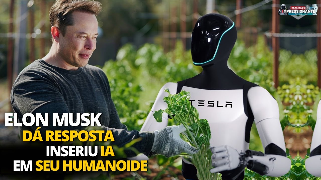 Tesla mostra o Optimus autonomo com sua IA | China evolui demais um de seus humanoides