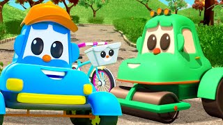 Vehicle Formation Video for Kids - A Road to Make with Hector the Tractor