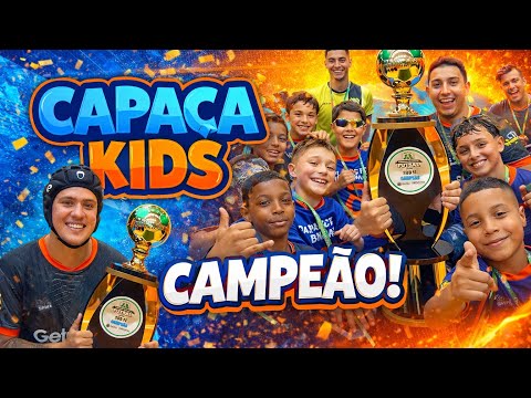Capaça FC Kids' first title in the city's futsal championship!