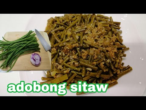 Adobong Sitaw with ground beef || adobong sitaw recipe