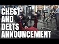 CHEST TRAINING & SHOW ANNOUNCEMENT