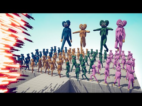 100x POPPY PLAYTIME + GIANTS vs DUO GODS - TABS | Totally Accurate Battle Simulator