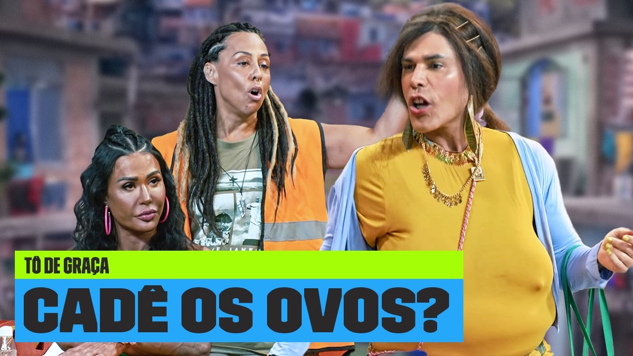 Graça se IRRITA com Sonaira por ela COMER MUITOS OVOS! | Tô de Graça | Temporada 8 | Multishow
