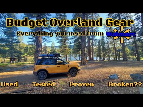 Budget Friendly Overland Gear, unboxing, recommendation, and review. Our Walmart favorites you need.