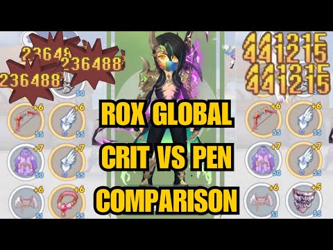 [EN] ROX GLOBAL - HUNTER CRIT BUILD TO PPEN BUILD TEST