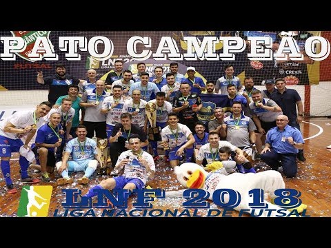Pato Campeão LNF 2018! Gols Atlântico 4(1)x(2)2 Pato - FINAL 2º Jogo Liga Nacional de Futsal 2018