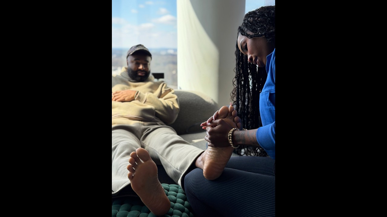 When Sunny gives Mike some tender love and care!