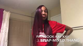 HOW TO FINESSE A SYNTHETIC WIG!!😘