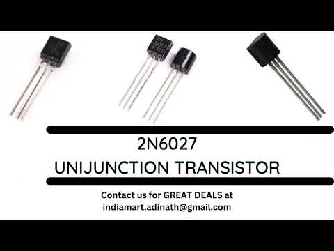 2N6027 Unijunction Transistor
