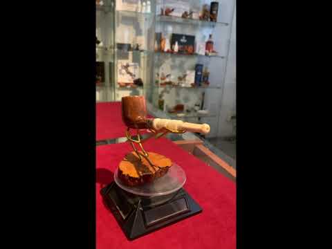 Pipa radica e avorio pot anno 1960 by Paronelli Pipe - www.paronellipipe.com