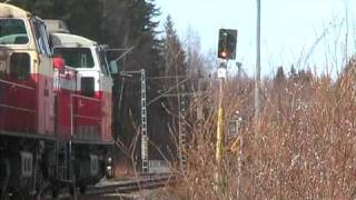 preview picture of video '2009-04-24 - T4065 kohtaa P706:n @ Siilinjärvi, läntinen kolmio'