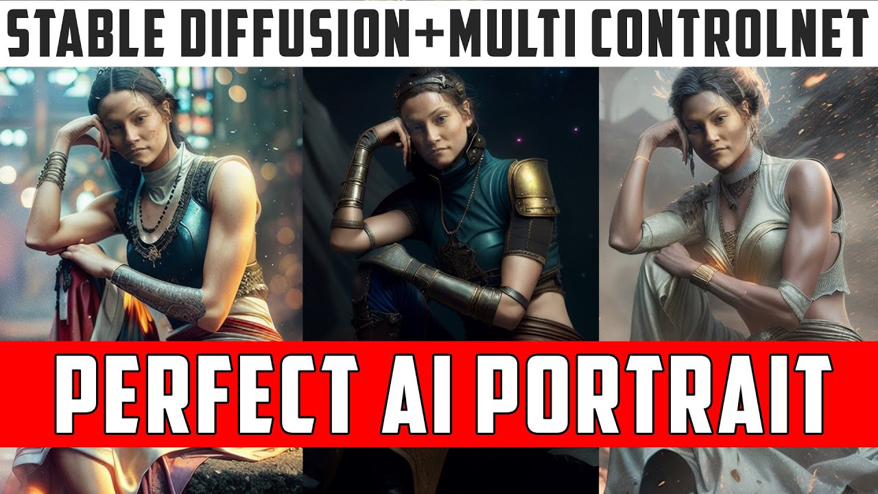 Perfect portrait by AI in Stable Diffusion and multi ControlNet. Next step.