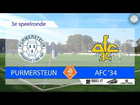Competitiewedstrijd O11-1: PURMERSTEIJN - AFC'34