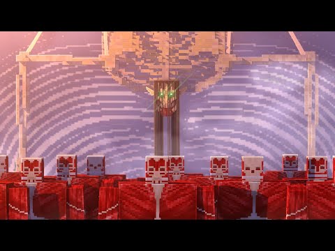 NAZ Channel - The Rumbling arrives on Marley - Minecraft animation