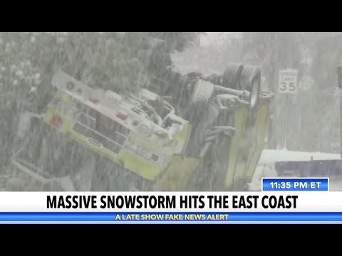 冬の嵐でNYC記者のサバイバルスキルが試される (A Winter Storm Tests The Survival Skills Of NYC Reporters)