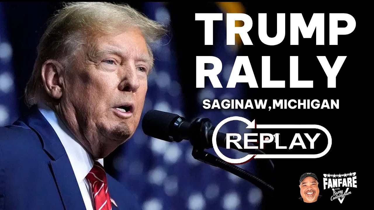 WATCH LIVE: TRUMP Rally In Saginaw, Michigan! He's WINNING!