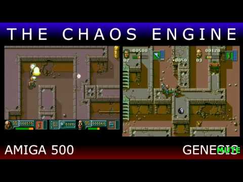 Amiga 500 V Sega Genesis - The Chaos Engine (1993)