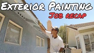 $4500 PAINTING JOB RECAP // PAINTING a house from start to finish SOLO