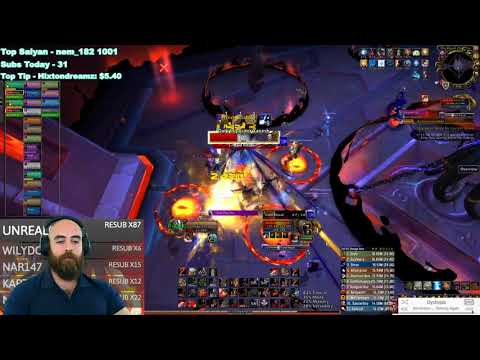 MYTHIC XANESH: 473 Fury Warrior (80k DPS) - WoW BFA Ny'alotha Mythic Raid (6/12)