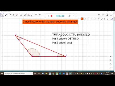 La classsificazione dei triangoli