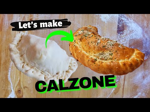 Easy Homemade Pepperoni Calzone | Perfectly Cheesy & Delicious!
