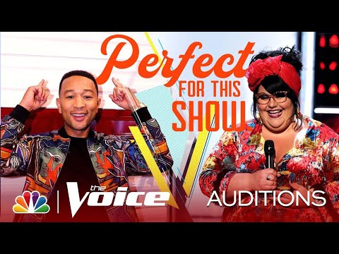 Katie Kadan's Powerful Voice Nails Aretha Franklin's "Baby I Love You" - The Voice Blind Auditions