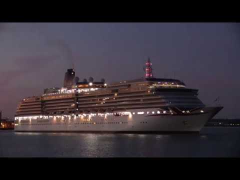 Two P&O Cruise Ships | Arcadia & Azura early morning arrival Southampton 02/09/19