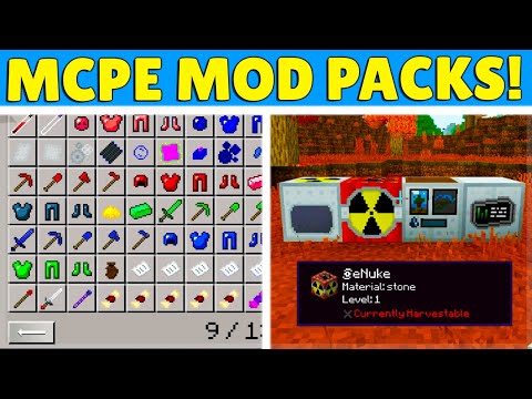 ECKOSOLDIER - YOU CAN GET JAVA MOD PACKS for Minecraft Pocket Edition With This APP (The BEST FREE Modpack App!)