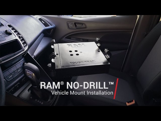 RAM® No-Drill™ Laptop Mount for '15-24 Ford F-150, ’17-24 F-250 + More