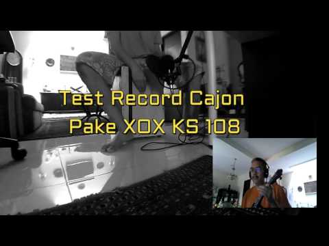 Test Record Cajon with XOX KS 108 Sound Card