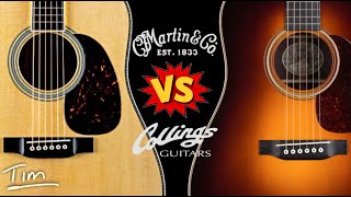 Video thumbnail for Martin vs Collings Shootout HD35 vs D2H by Tim