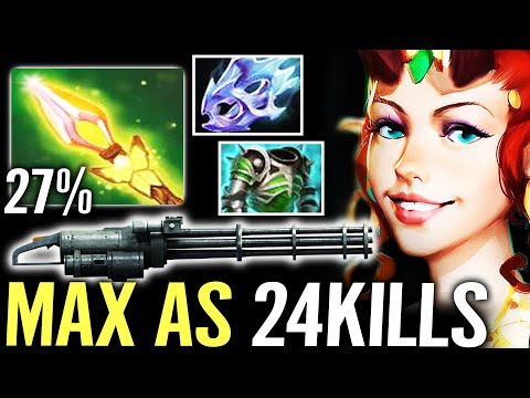 🔥 Moonshard Enchantress WTF Machine Gun 1 Carry 5 — 24Kills + Assualt MAX AS IMPETUS Dota 2 Pro