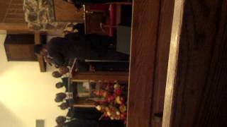 Me playing for Bishop Charles E. Blake