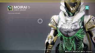 Destiny 2 Edge of Fate Solstice Get Equip Exotic Moirai