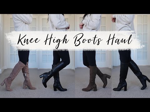 Knee High Boots Winter 2020-2021 Try On Haul | Bowed...