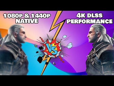 NATIVE VS DLSS PART 2 / Which one is better? / 1080p Native vs 1440p NATIVE vs 4K DLSS PERFORMANCE