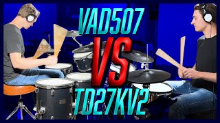 Video thumbnail for Roland VAD507 Vs TD-27KV2 by 65 Drums