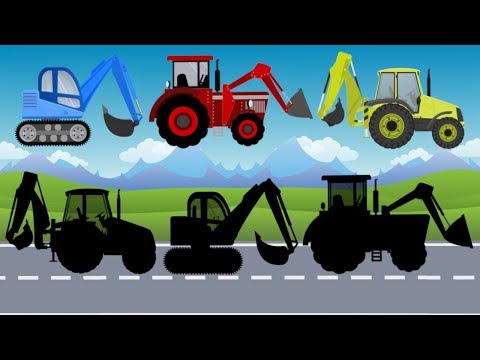 What Cabin? Excavator, Tractor, Dump Truck & Loader | Construction Toy Vehicles for Kids