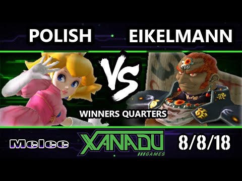 S@X 262 SSBM - Polish (Peach) Vs. Eikelmann (Ganondorf) Smash Melee Winners Quarters