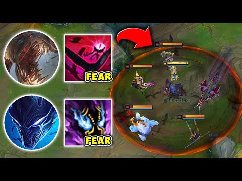 WE PLAYED THE SCARY COMP AND EVERYONE GETS FEARED AT ONCE - League of Legends