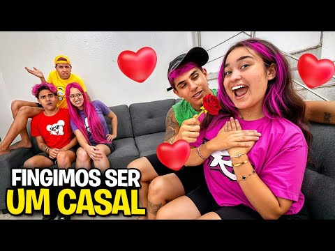 VIRAMOS NAMORADOS POR 24 HORAS *Rolou briga ? 