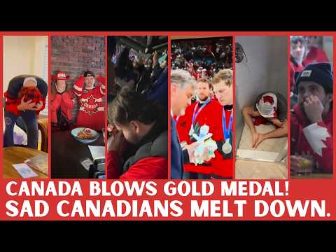 Canada CHOKES Away the Gold Medal in Overtime! 😱 Everyone Goes Nuts. (Sad Canadians Are SUPER Sad)